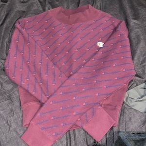 Cropped champion crew neck